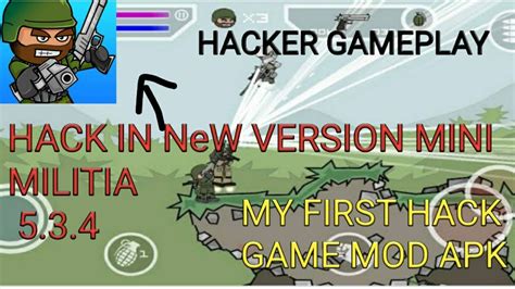 mini militia 1 apk hackeado